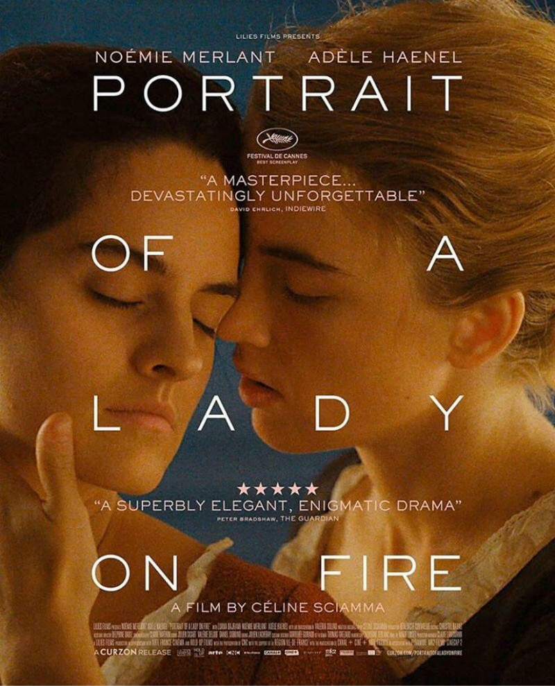 电影海报欣赏：燃烧女子的肖像
