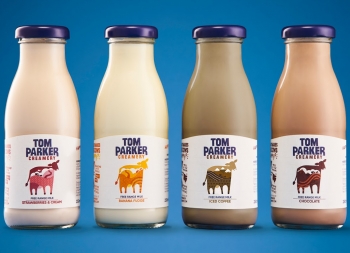 开心牛，开心牛奶！Tom Parker牛奶包装设计