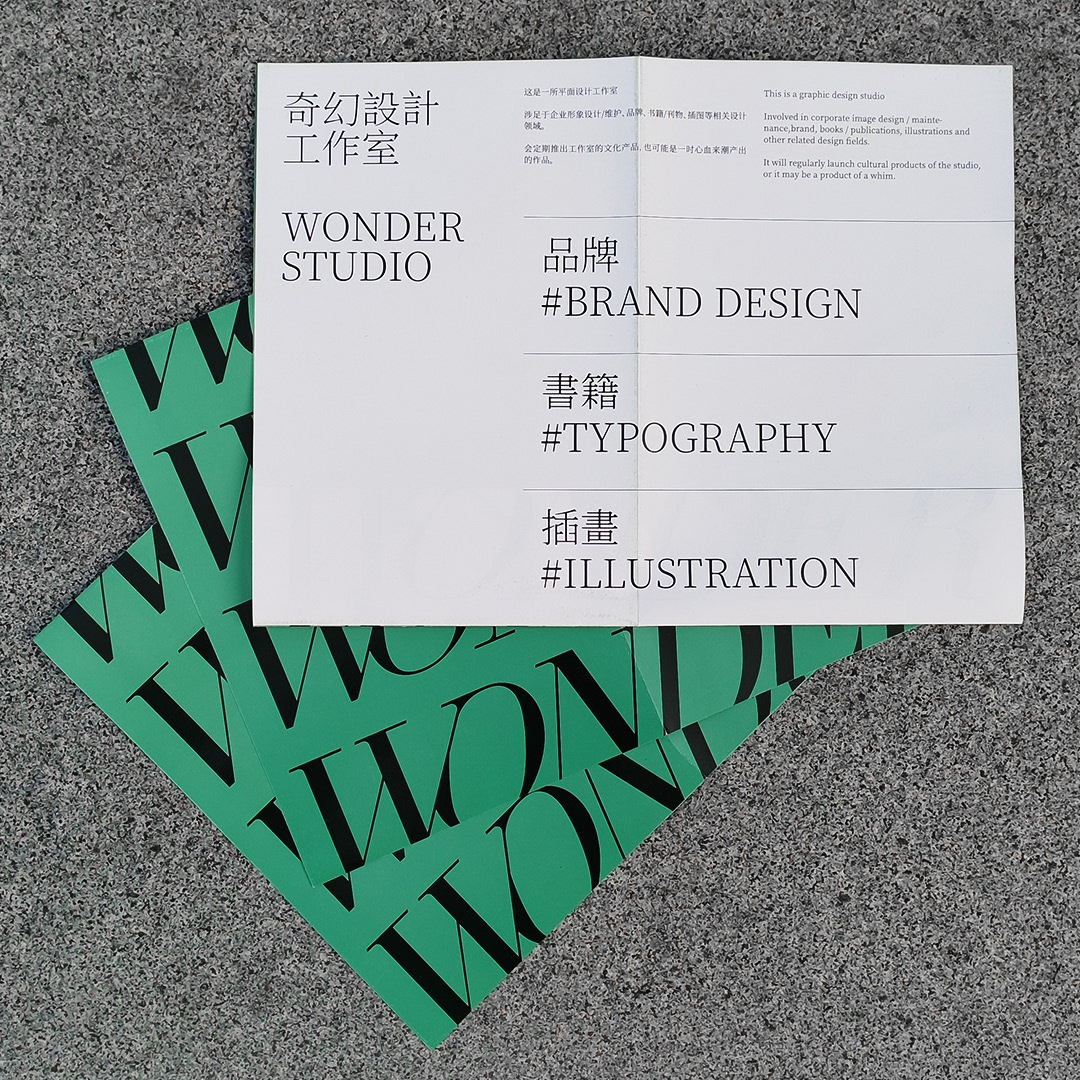 Wonder Studio绿色风品牌形象设计
