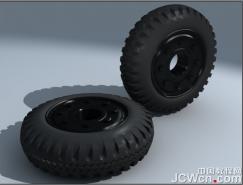 3dsMAX建模实例教程:制作汽车轮胎