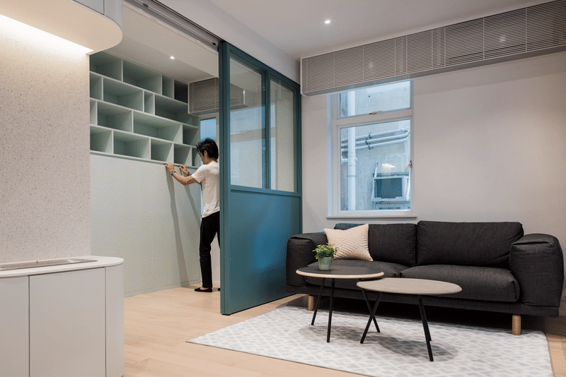 香港简约时尚小公寓装修设计