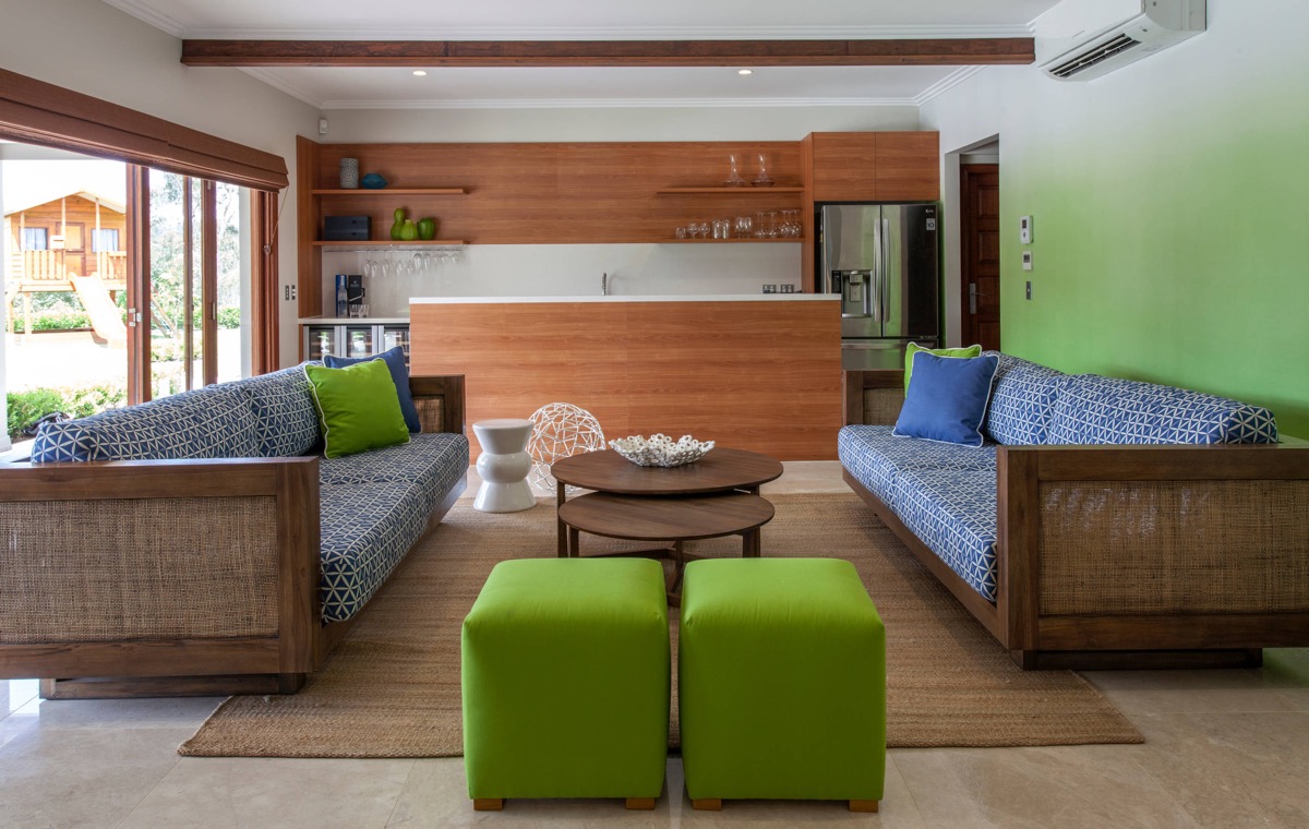 30个漂亮的绿色系客厅设计