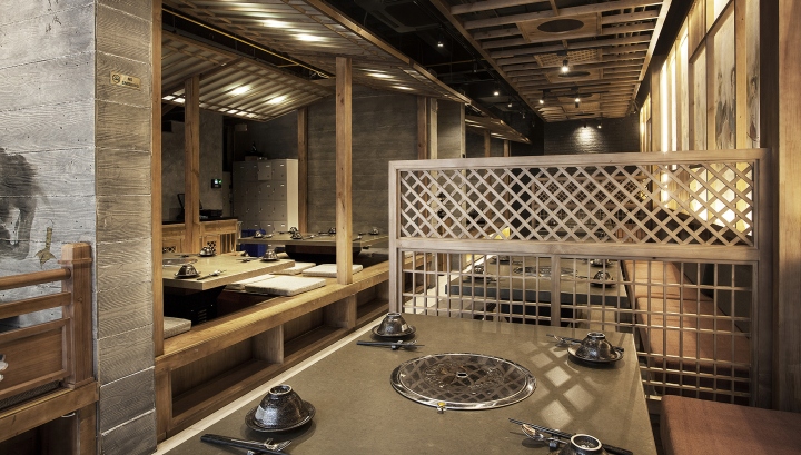 韩国传统元素融入餐厅：胡志明市K-Duck餐厅设计