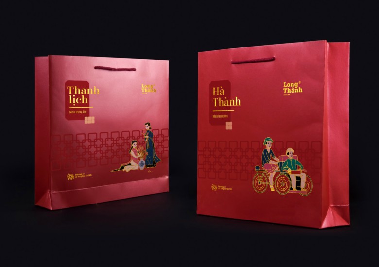 Long Thanh月饼包装设计