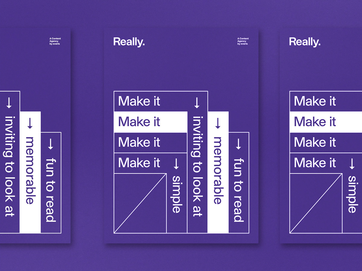 极简风格的Really.品牌视觉设计