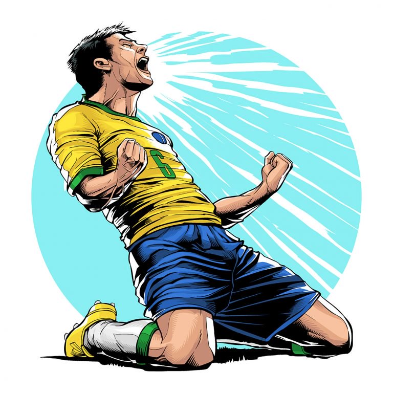 Cristiano Siqueira足球插画作品