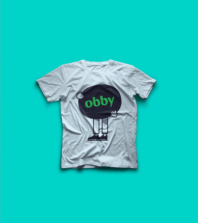 伦敦在线课程平台Obby品牌VI设计