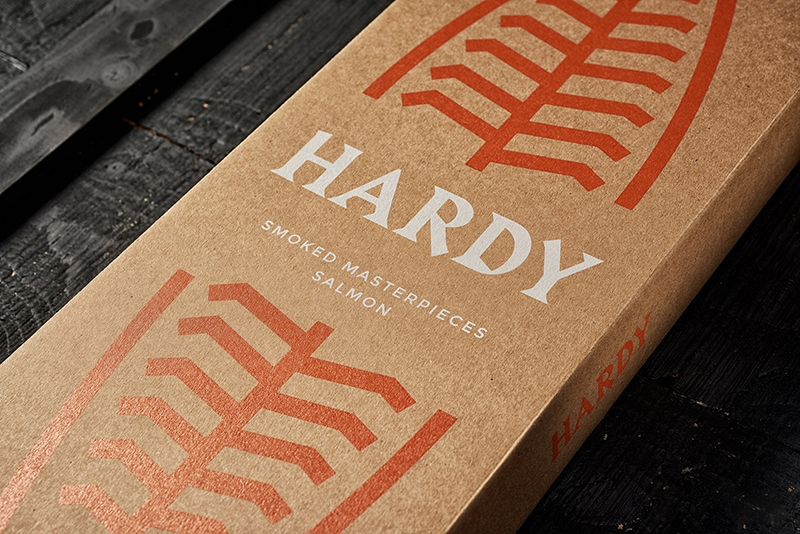 烟熏鲑鱼Hardy品牌VI设计