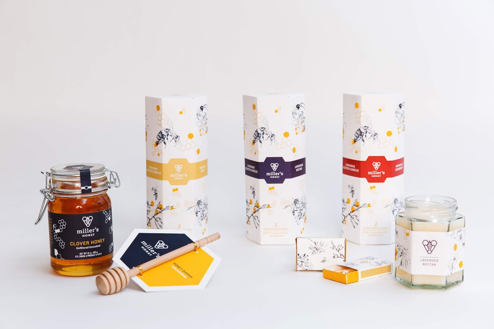 Miller's Honey蜂蜜包装设计