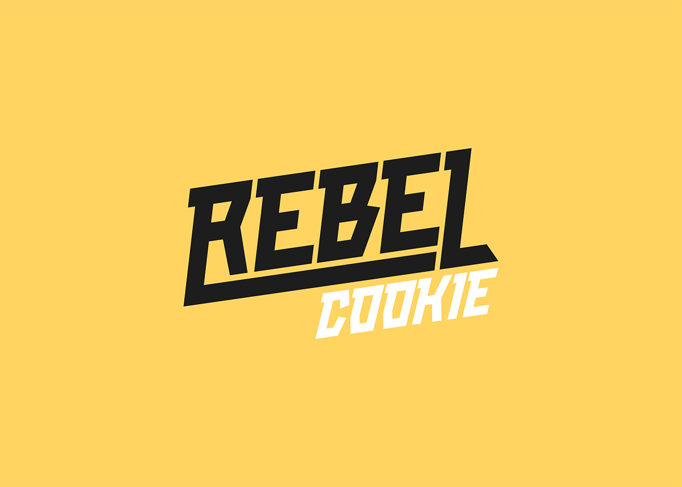 醒目的色彩和图案：REBEL面包店视觉形象设计