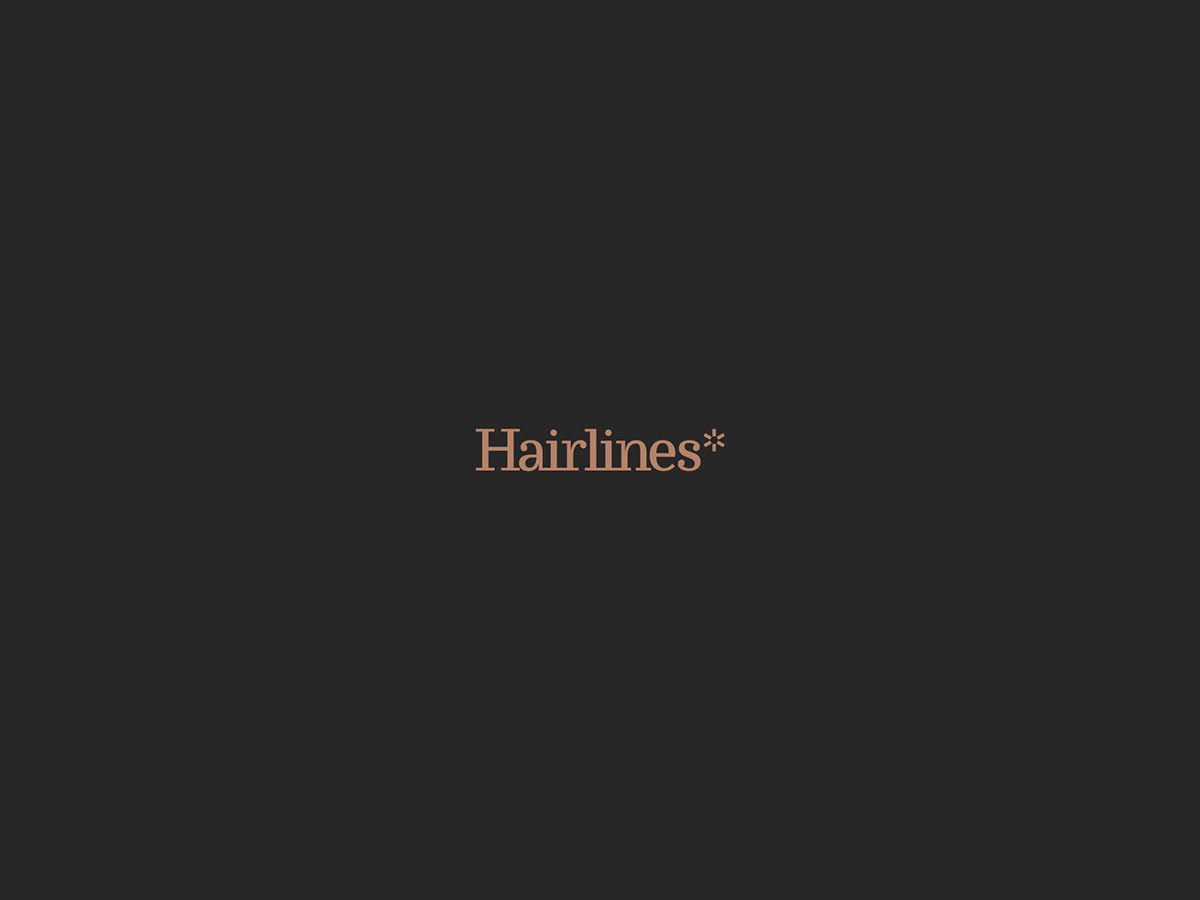 美发品牌Hairlines视觉形象设计