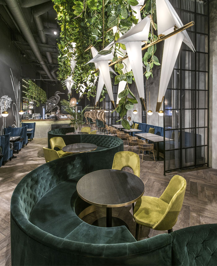 丛林主题风格的Manami餐厅设计