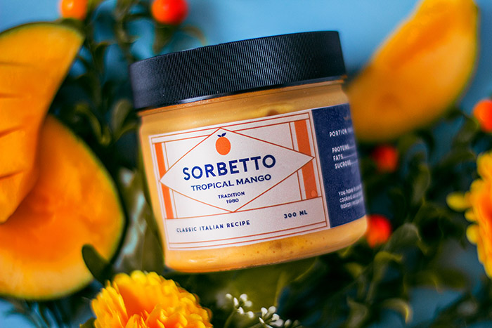 Sorbetto水果冰糕包装设计