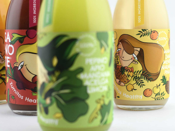 Sanote Zumitos Healthy健康果汁包装设计