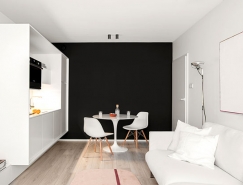 一居室白色小公寓装修设计