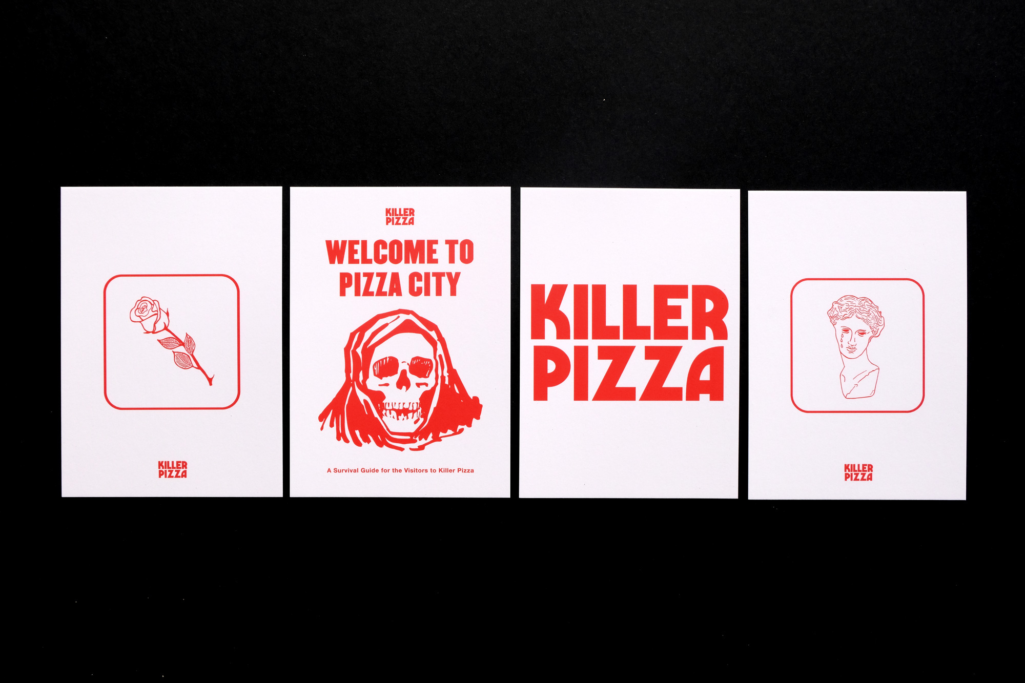 Killer Pizza比萨品牌和包装设计