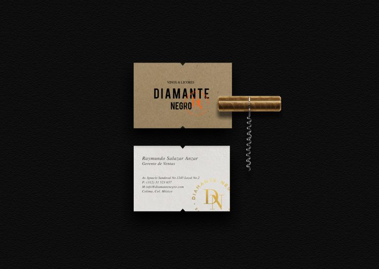 Diamante Negro酒水专卖店品牌形象设计