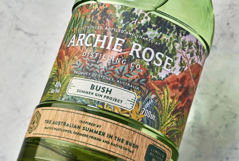 Archie Rose酒包装设计