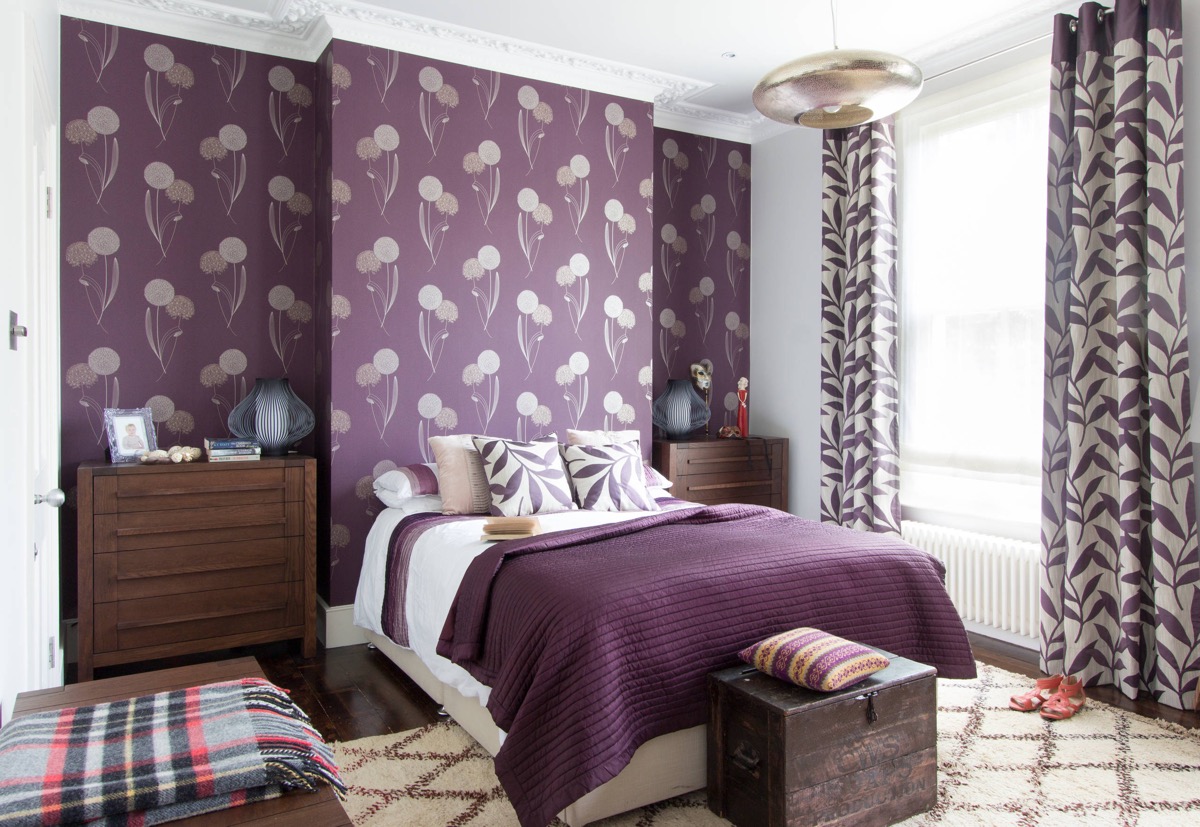 33个紫色主题卧室装修设计