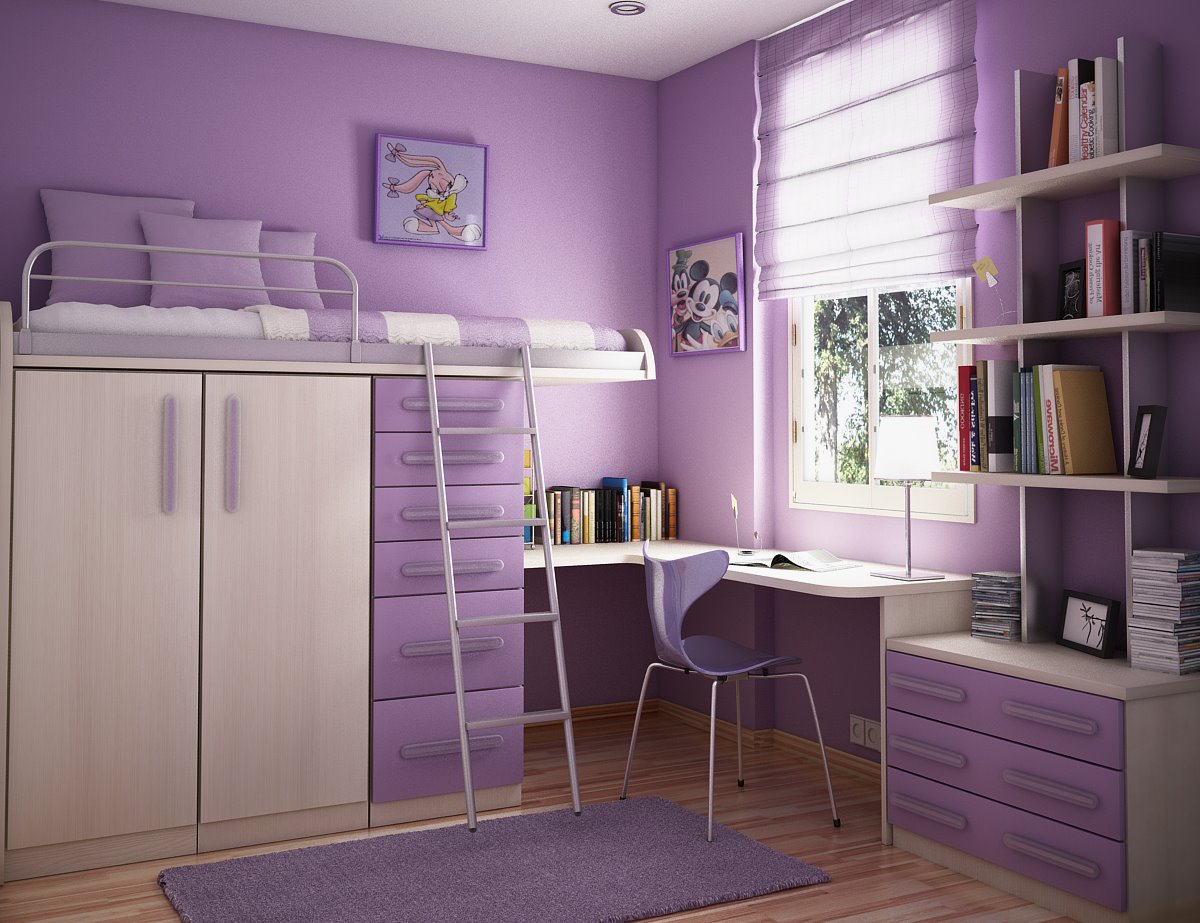 33个紫色主题卧室装修设计