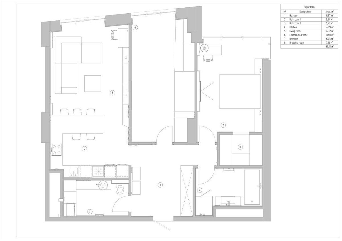 3个白色极简风格住宅装修设计