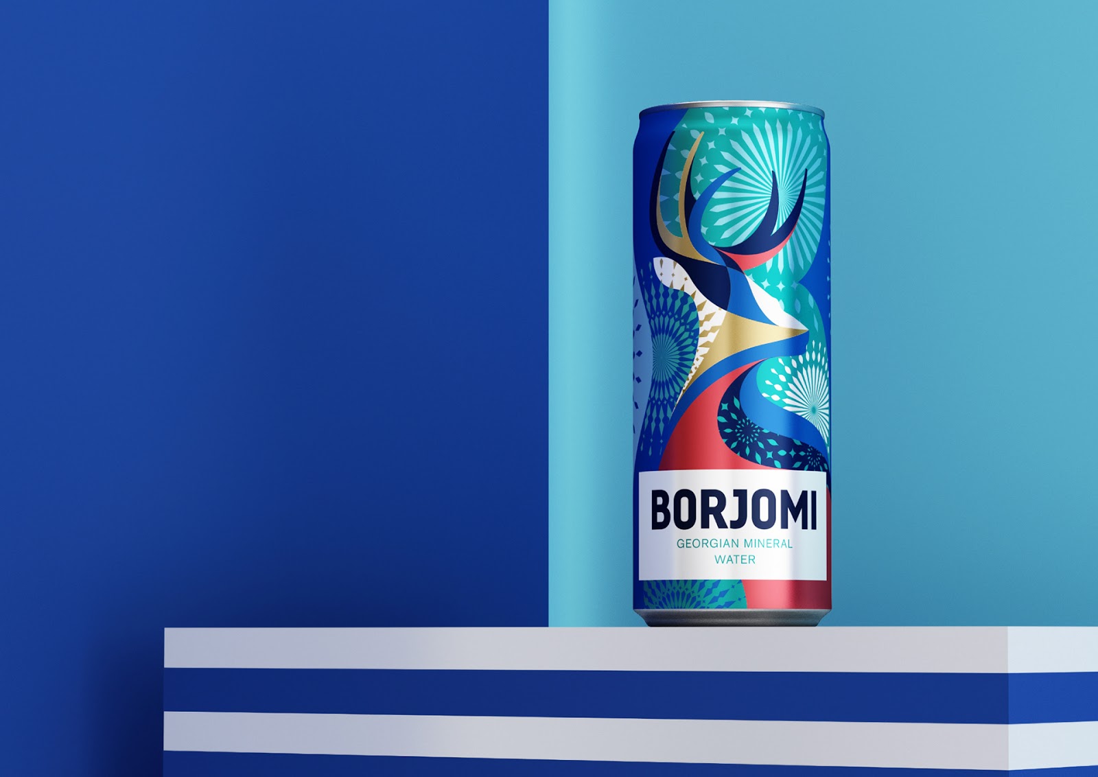 Borjomi新年限量版矿泉水包装设计