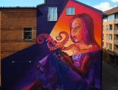 Natalia Rak街头墙绘艺术作品