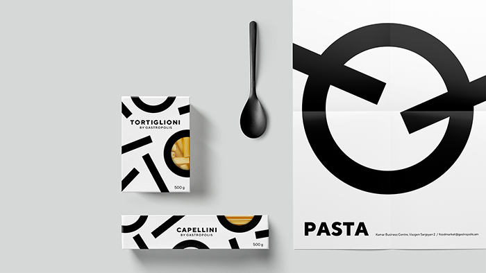 Gastropolis餐厅品牌形象和包装设计