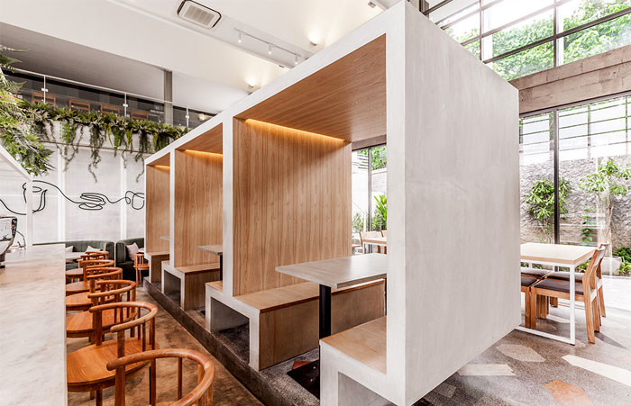热带雨林融入室内设计：巴厘岛Full Circle咖啡馆设计