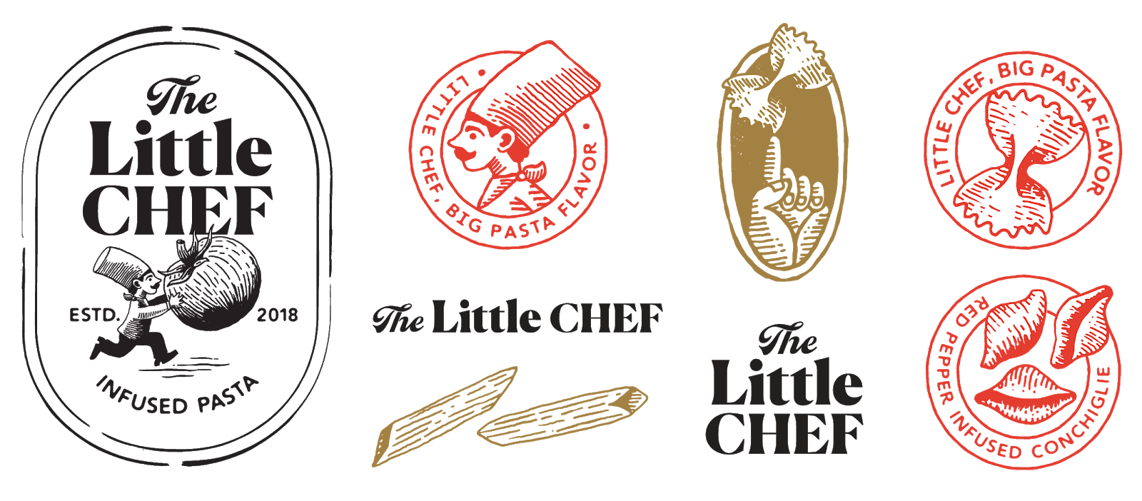 The Little Chef意大利面包装设计