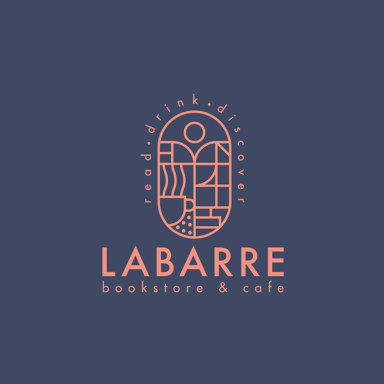 品牌VI设计欣赏：Labarre书店+咖啡馆