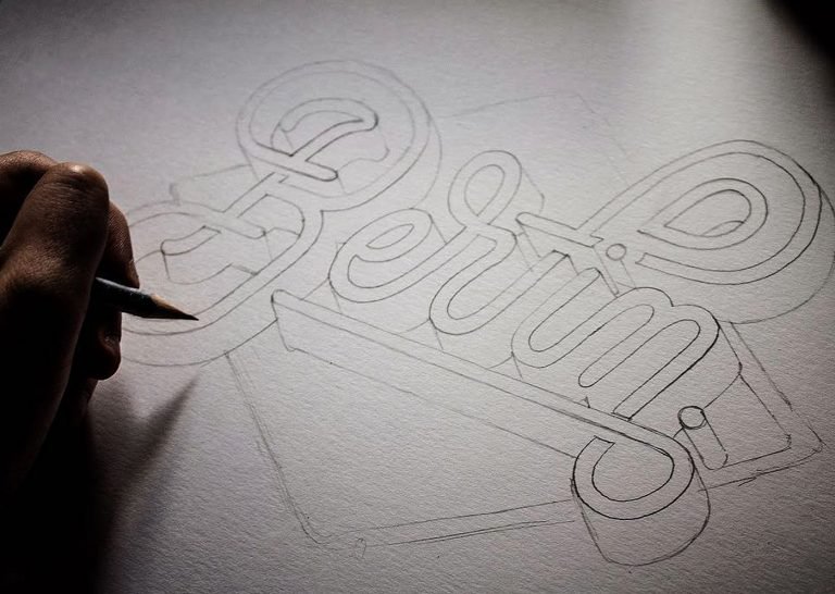 Emanuele Ricci创意手绘字体设计