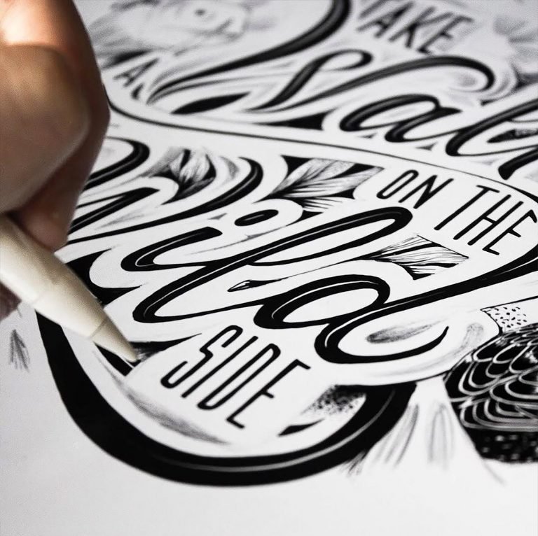 Emanuele Ricci创意手绘字体设计