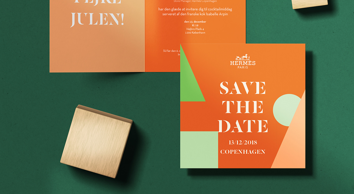 爱马仕（Hermès）明信片和贺卡设计