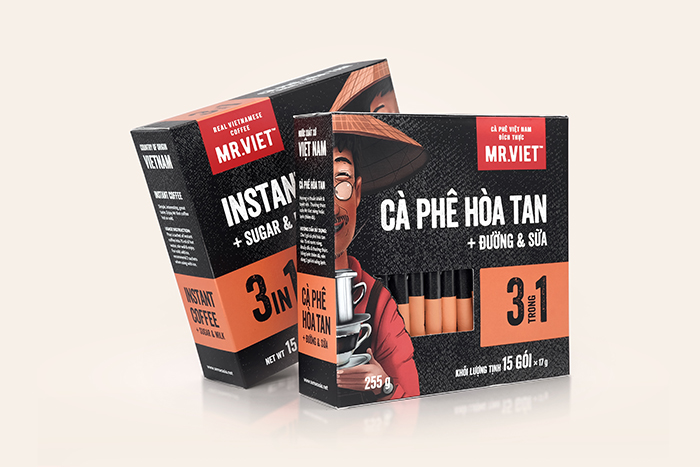 越南Mr.Viet速溶咖啡包装设计