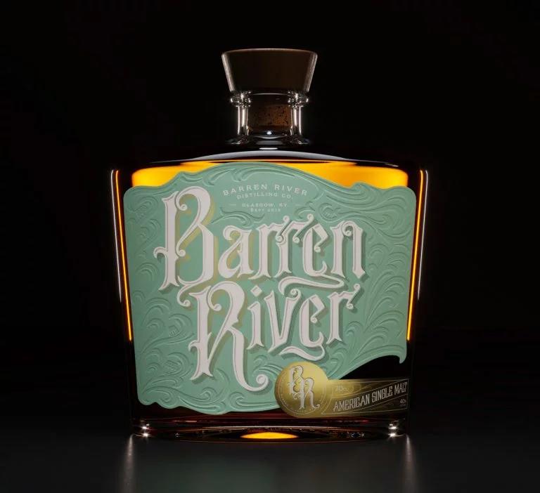 Barren River波旁威士忌包装设计