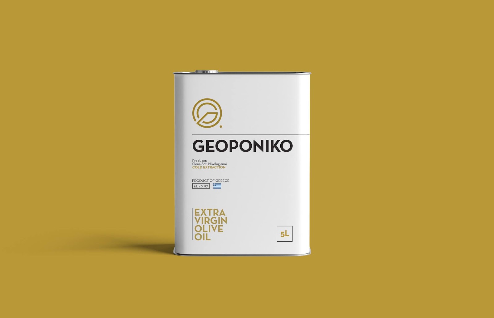 Geoponiko初榨橄榄油包装设计