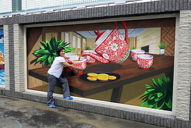 50个超酷的3D街头艺术和壁画