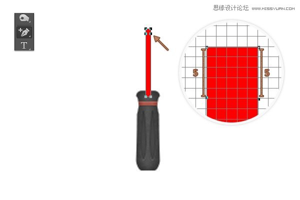 PS绘制常用五金工具