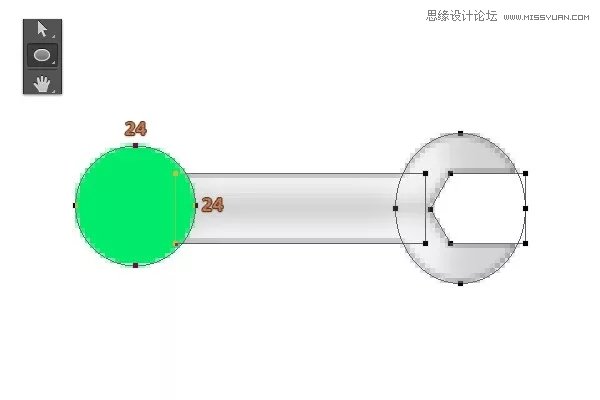 PS绘制常用五金工具