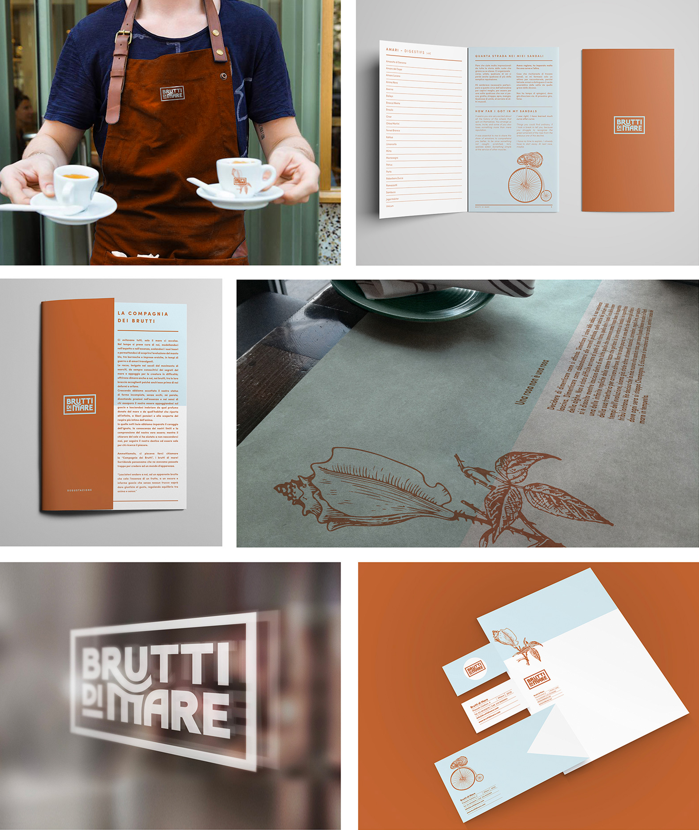 Brutti di Mare海鲜餐厅品牌形象设计