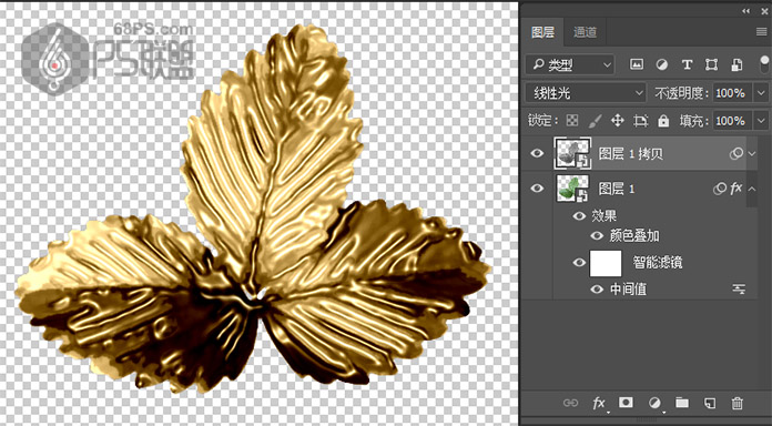 Photoshhop制作鲜花装饰艺术字效果