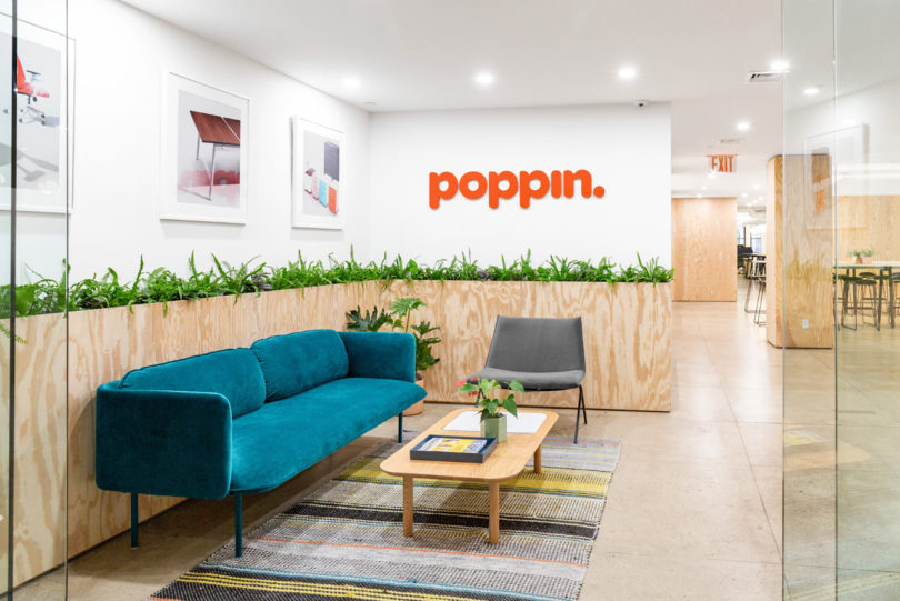 线上办公家具零售商Poppin纽约总部办公室设计