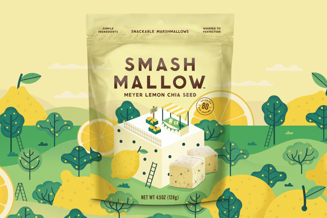 SmashMallow棉花糖包装设计