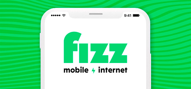 大胆的色彩 跳跃的图形:在线电信提供商Fizz品牌设计