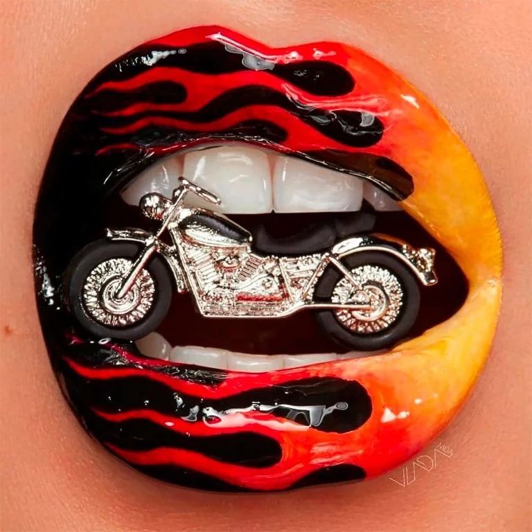 嘴唇就是画布：彩妆艺术家Vlada Haggerty嘴唇上的艺术