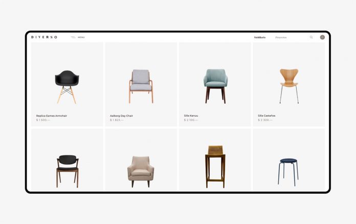 家具在线商店Diverso网页设计