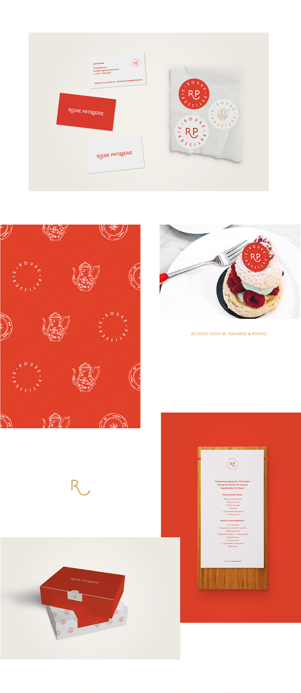 Rouge Patisserie烘焙店品牌形象设计