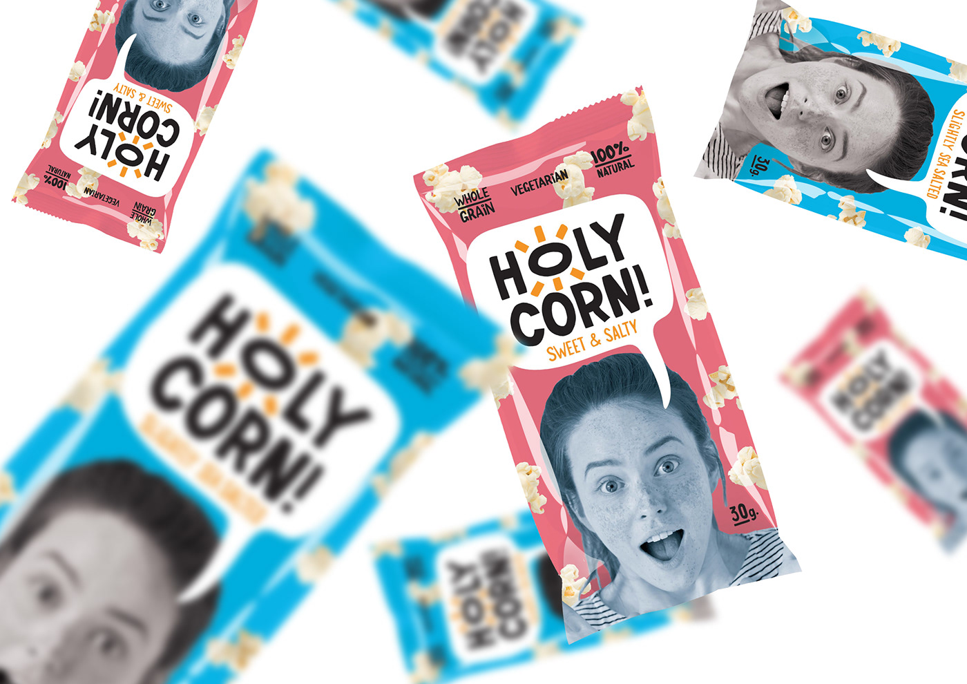 Holy Corn!爆米花包装设计
