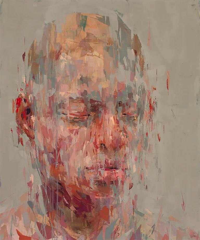 Kai Samuels-Davis富有表现力的抽象肖像画作品